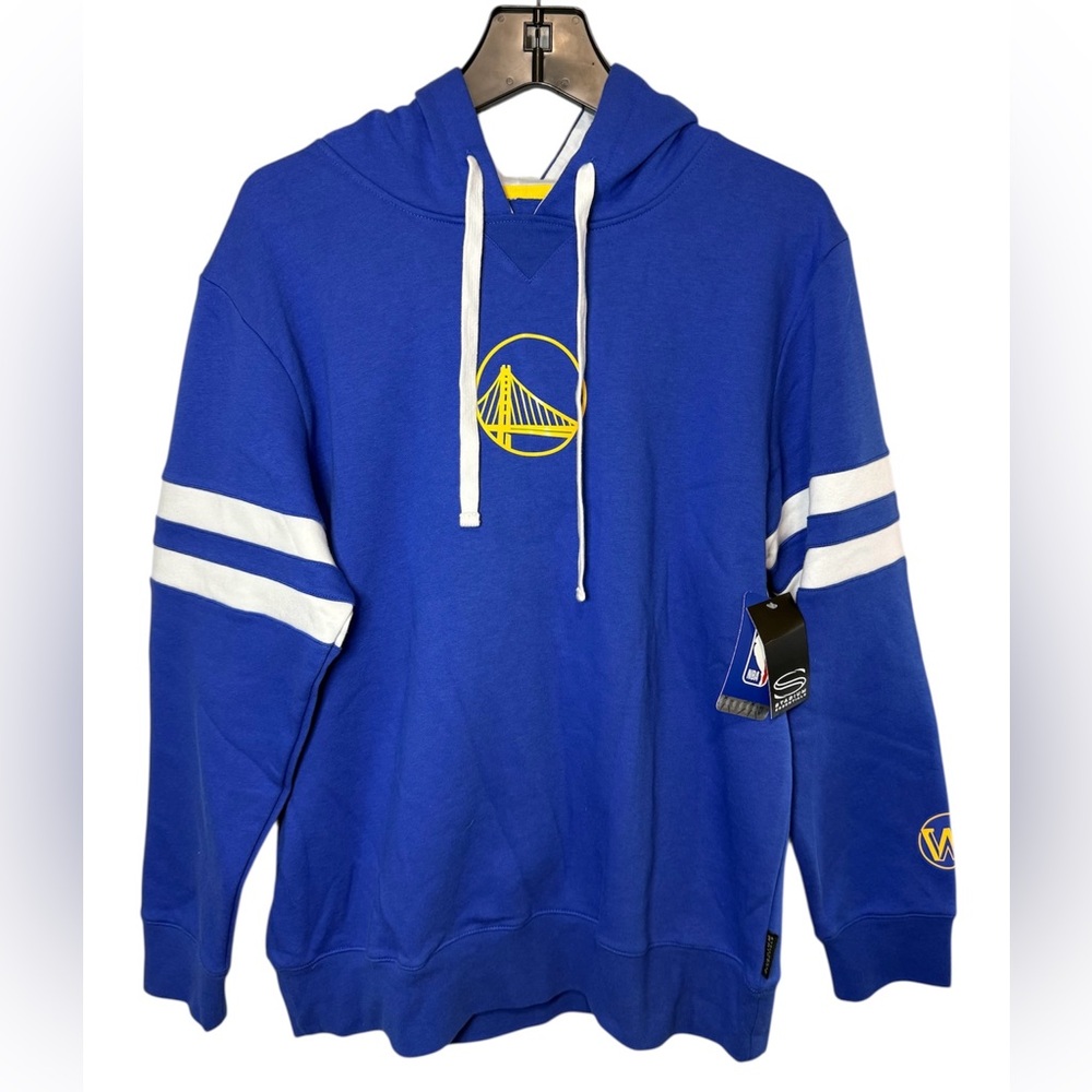 Golden State Warriors NBA Hoodie Blue Adult Men’s Large NWT